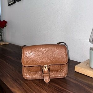 Michael Kors Purse - Tan Leather Crossbody Bag